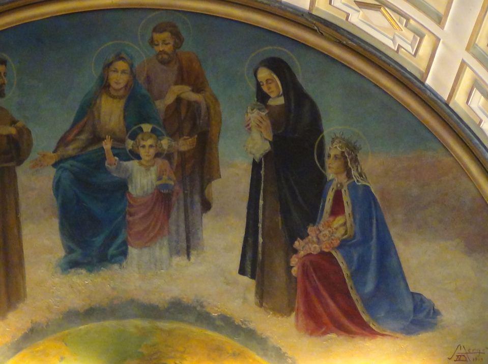 Pala d'Altare dipinta da Salvatore Mergè